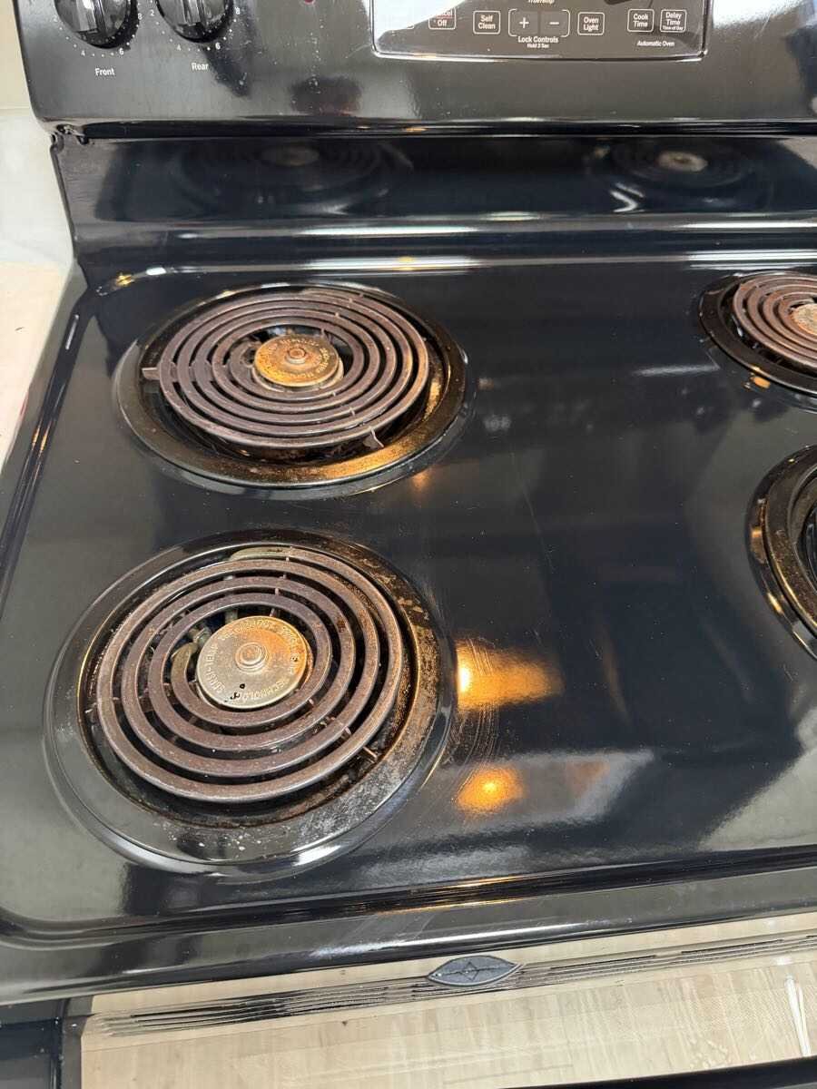 Kitchen stovetop cleaning by Katherine's Cleaning Services in Charleston, SC
